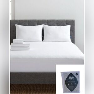 Sealy Seed & Bloom White 4 Pc Sheet Set